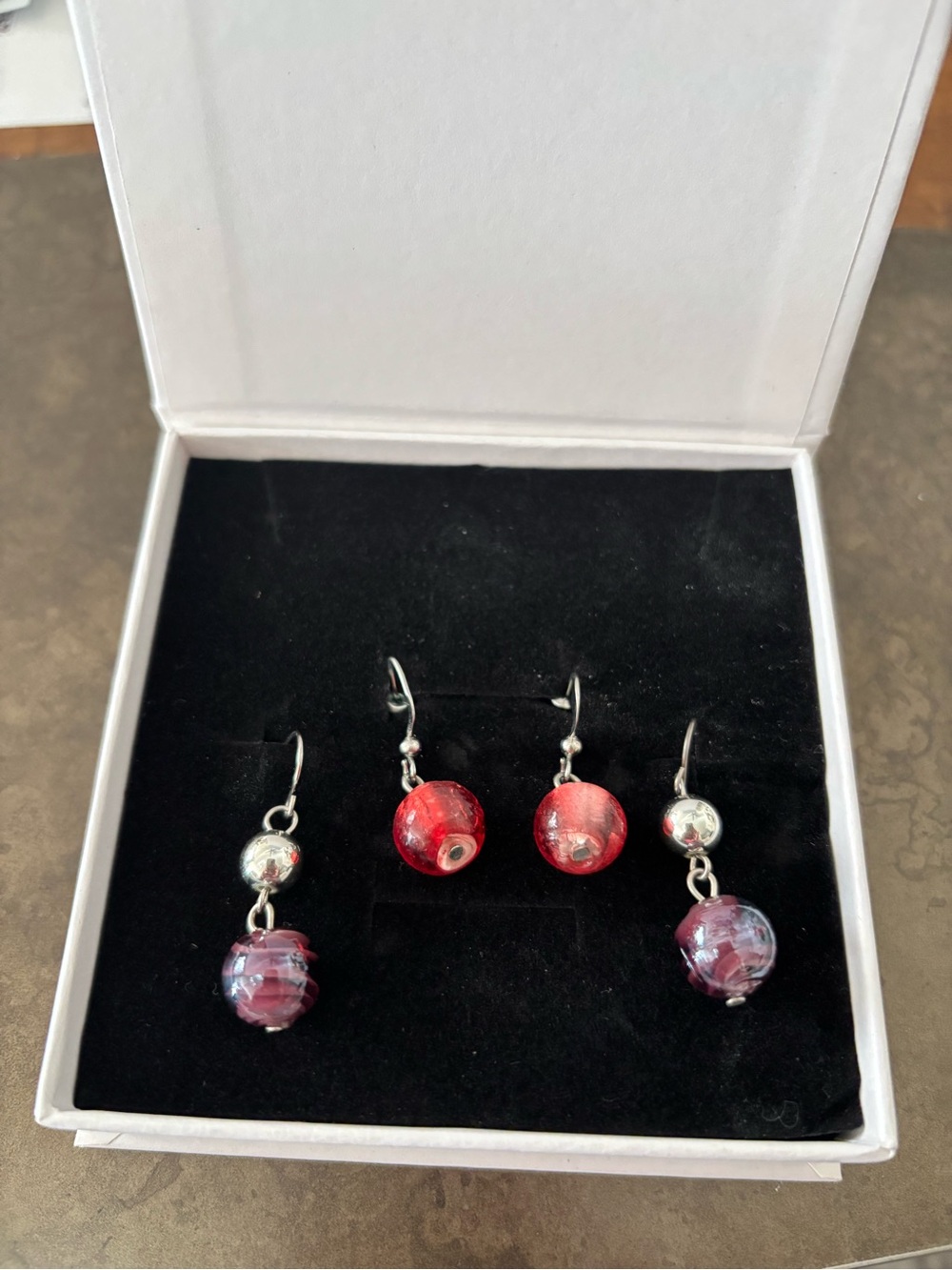 Handmade Beaded Earring Set - Picture 3 of 5